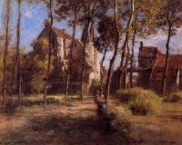 Lhermitte, Leon Augustin - The Chateau d'Armentieres sur Ourcq